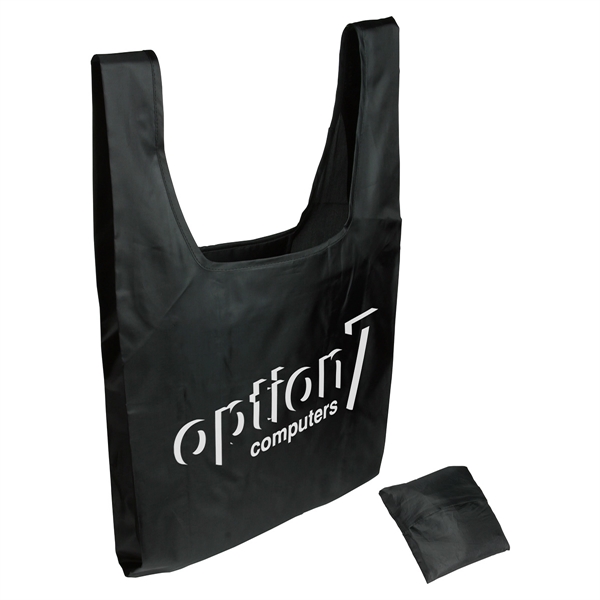 Custom Tide Twister Polyester Folding Tote Bag