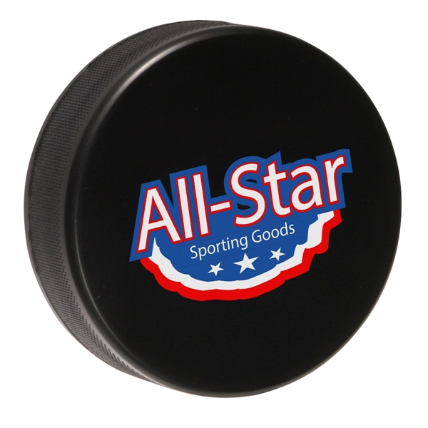 Custom Hockey Puck Stress Reliever