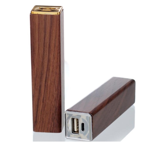 2200 mAh Eco-Friendly Wooden Power Bank - 2200 mAh Eco-Friendly Wooden Power Bank - Image 2 of 8