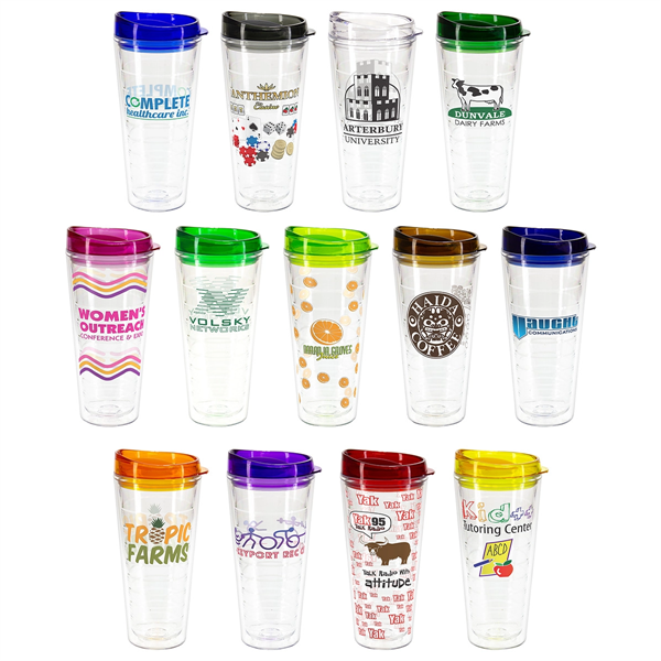 Seabreeze 22 oz Tritan® Tumbler with Translucent Lid - Seabreeze 22 oz Tritan® Tumbler with Translucent Lid - Image 0 of 13