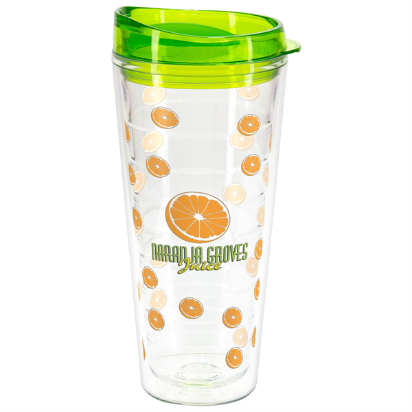 Seabreeze 22 oz Tritan® Tumbler with Translucent Lid - Seabreeze 22 oz Tritan® Tumbler with Translucent Lid - Image 7 of 13