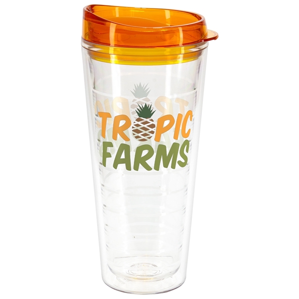Seabreeze 22 oz Tritan® Tumbler with Translucent Lid - Seabreeze 22 oz Tritan® Tumbler with Translucent Lid - Image 10 of 13