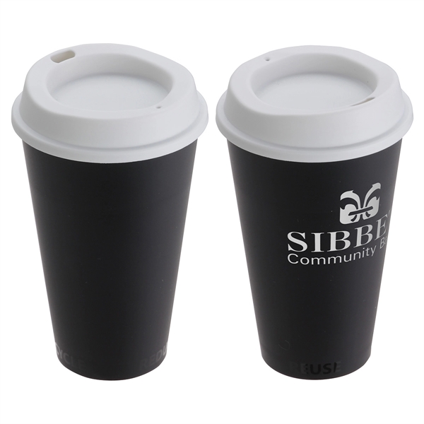 Cafe 17 oz Sustainable To-Go Cup - Cafe 17 oz Sustainable To-Go Cup - Image 2 of 4