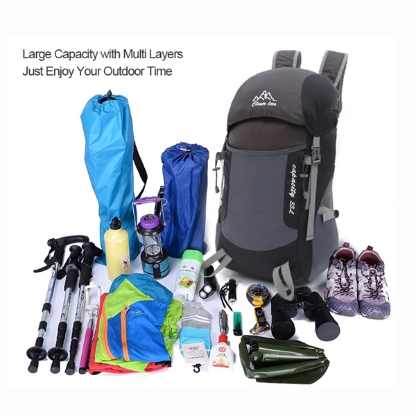 Foldable Lightweight Hiking Backpack - Foldable Lightweight Hiking Backpack - Image 1 of 4
