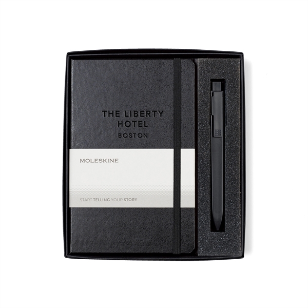 Moleskine® Medium Notebook and GO Pen Gift Set - Moleskine® Medium Notebook and GO Pen Gift Set - Image 2 of 19