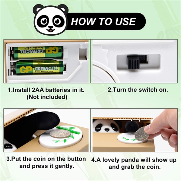 Panda Coin Bank - Panda Coin Bank - Image 5 of 5