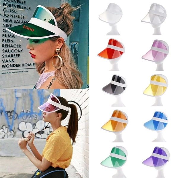 Transparent Summer Sun Visor - Transparent Summer Sun Visor - Image 0 of 3