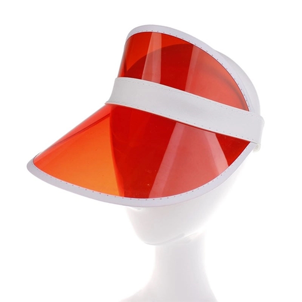 Transparent Summer Sun Visor - Transparent Summer Sun Visor - Image 2 of 3