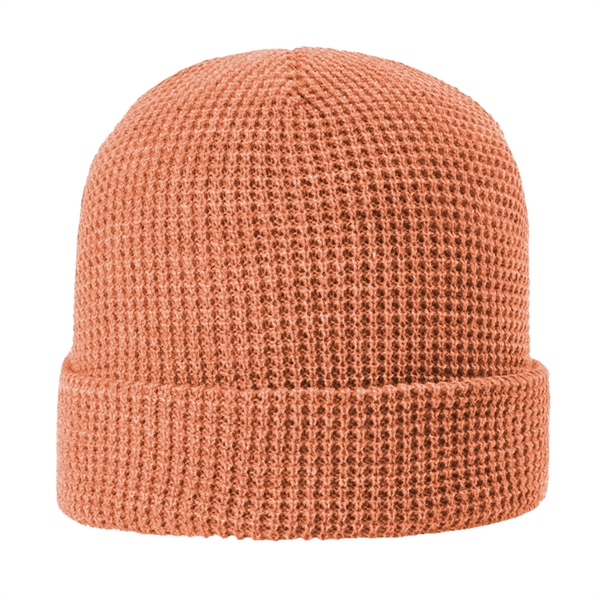 Richardson® Waffle Knit Beanie with Cuff - Richardson® Waffle Knit Beanie with Cuff - Image 4 of 8