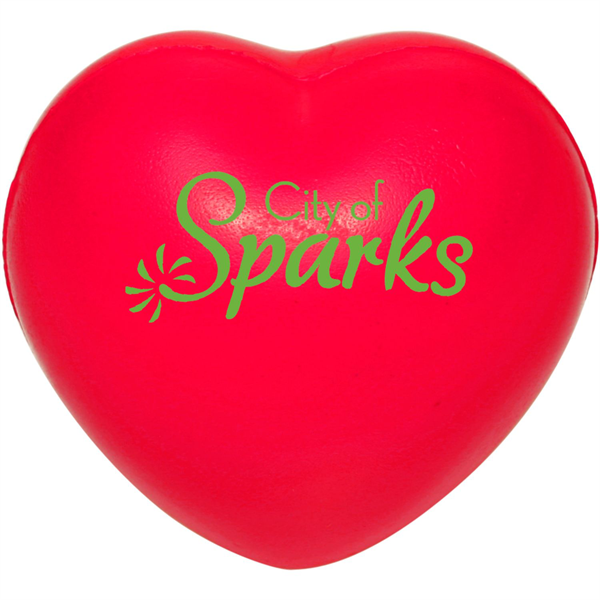 Red Heart Stress Ball w/ Custom Logo - Red Heart Stress Ball w/ Custom Logo - Image 0 of 1