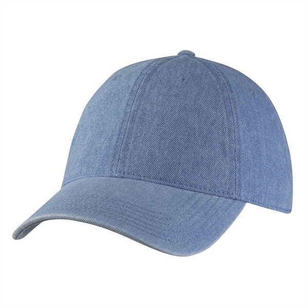 Russel Athletic® Snow Wash Denim Dad Hat - Russel Athletic® Snow Wash Denim Dad Hat - Image 2 of 11