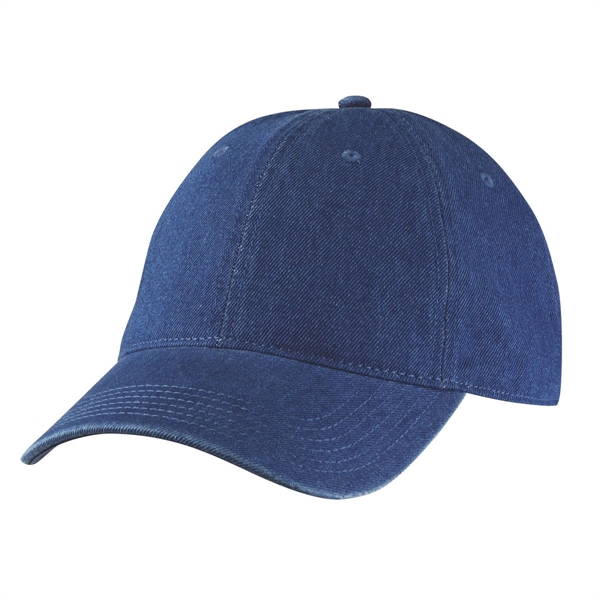 Russel Athletic® Snow Wash Denim Dad Hat - Russel Athletic® Snow Wash Denim Dad Hat - Image 5 of 11