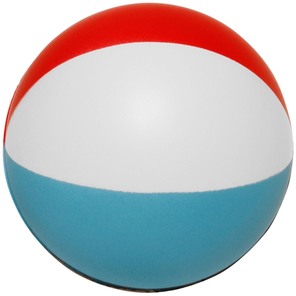 Beach Ball theme Stress Reliver w/ Custom Imprint - Beach Ball theme Stress Reliver w/ Custom Imprint - Image 1 of 1