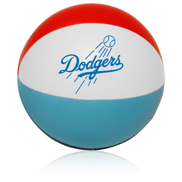 Beach Ball theme Stress Reliver w/ Custom Imprint - Beach Ball theme Stress Reliver w/ Custom Imprint - Image 0 of 1