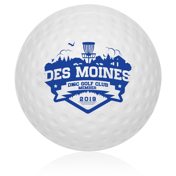 Golf Ball Stress Relivers w/ Custom Logo - Golf Ball Stress Relivers w/ Custom Logo - Image 0 of 1
