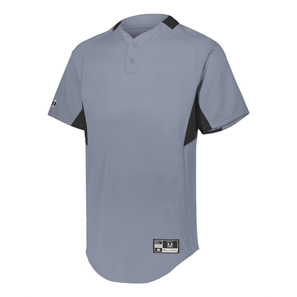 Holloway Youth Game7 Two-Button Baseball Jersey - Holloway Youth Game7 Two-Button Baseball Jersey - Image 1 of 35