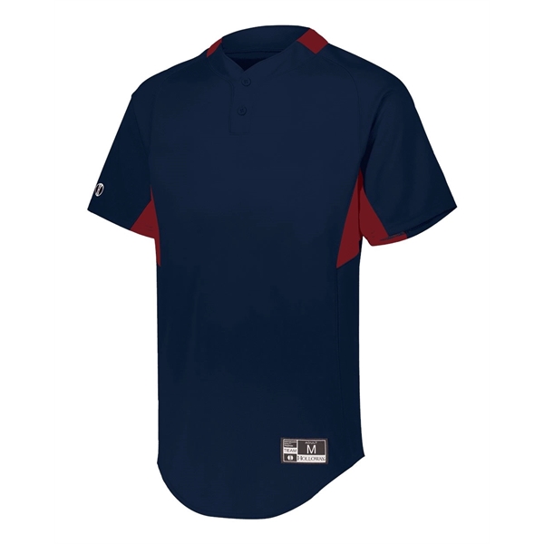 Holloway Youth Game7 Two-Button Baseball Jersey - Holloway Youth Game7 Two-Button Baseball Jersey - Image 6 of 35