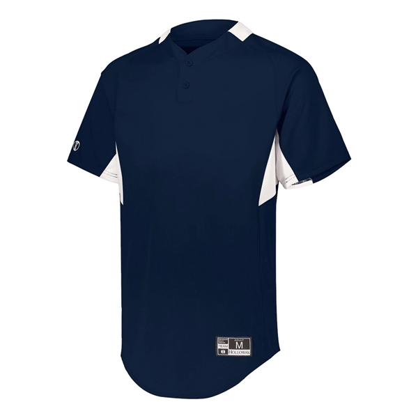 Holloway Youth Game7 Two-Button Baseball Jersey - Holloway Youth Game7 Two-Button Baseball Jersey - Image 7 of 35