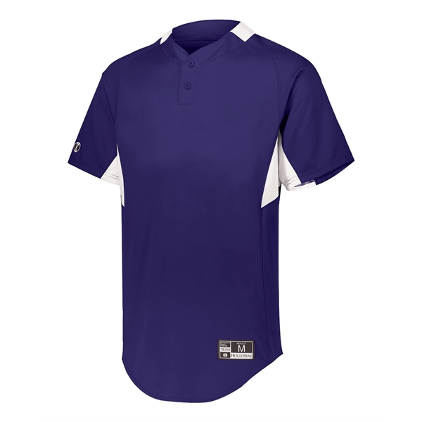 Holloway Youth Game7 Two-Button Baseball Jersey - Holloway Youth Game7 Two-Button Baseball Jersey - Image 10 of 35