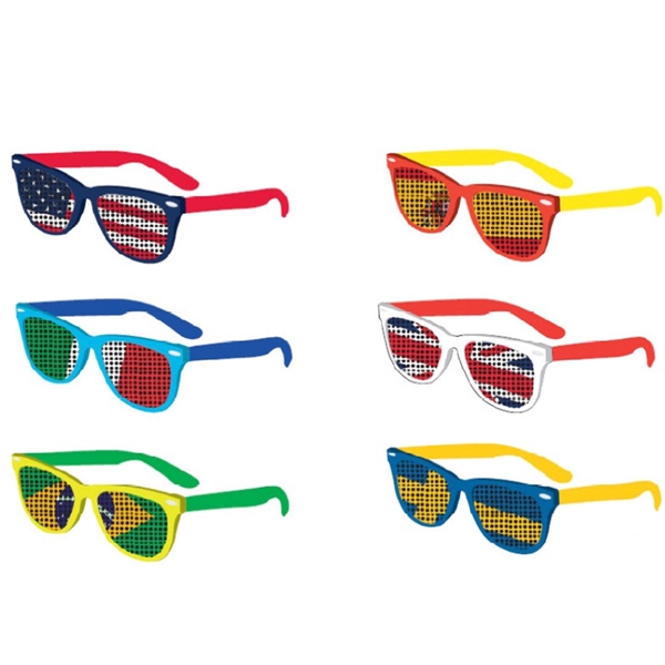 Pinhole Sticker Sunglasses - Pinhole Sticker Sunglasses - Image 0 of 2