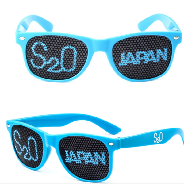 Pinhole Sticker Sunglasses - Pinhole Sticker Sunglasses - Image 1 of 2