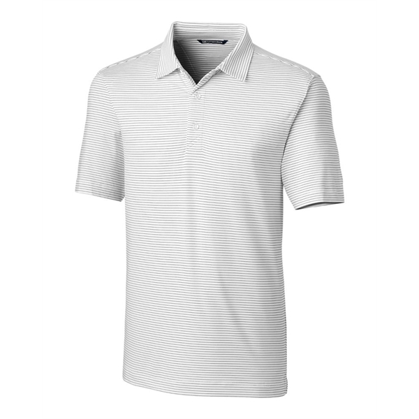 Cutter & Buck Forge Pencil Stripe Stretch Mens Polo - Cutter & Buck Forge Pencil Stripe Stretch Mens Polo - Image 24 of 36
