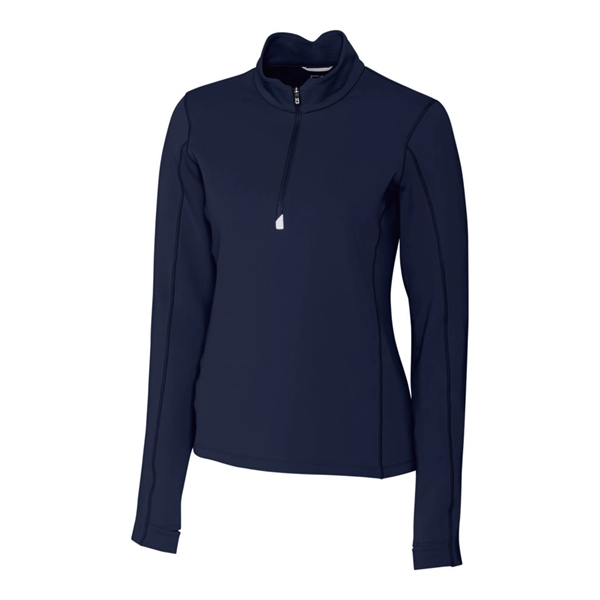 Cutter & Buck Traverse Stretch Eco Quarter Zip Womens Pul... - Cutter & Buck Traverse Stretch Eco Quarter Zip Womens Pul... - Image 9 of 20
