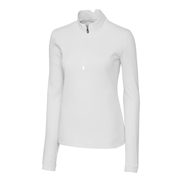 Cutter & Buck Traverse Stretch Eco Quarter Zip Womens Pul... - Cutter & Buck Traverse Stretch Eco Quarter Zip Womens Pul... - Image 13 of 20