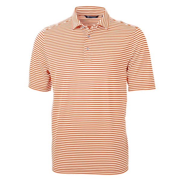 Cutter & Buck Virtue Eco Pique Stripe Recycled Mens Big a... - Cutter & Buck Virtue Eco Pique Stripe Recycled Mens Big a... - Image 3 of 15