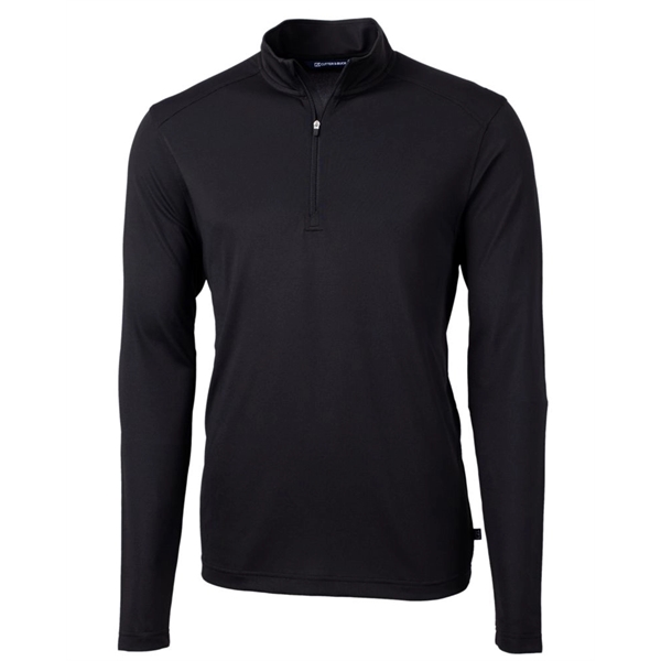 Cutter & Buck Virtue Eco Pique Recycled Quarter Zip Mens ... - Cutter & Buck Virtue Eco Pique Recycled Quarter Zip Mens ... - Image 4 of 11
