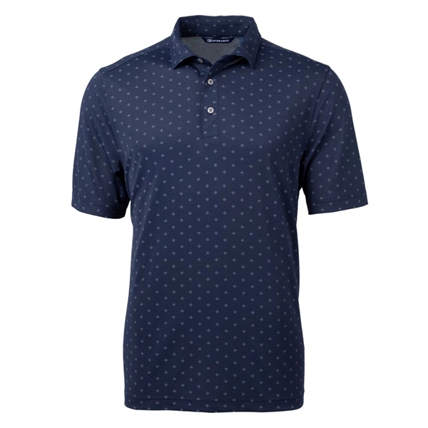 Cutter & Buck Virtue Eco Pique Tile Print Recycled Mens B... - Cutter & Buck Virtue Eco Pique Tile Print Recycled Mens B... - Image 2 of 5