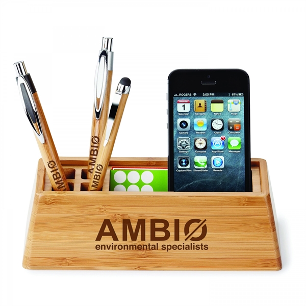 BAMBOO DESKTOP ORGANIZER - BAMBOO DESKTOP ORGANIZER - Image 2 of 2