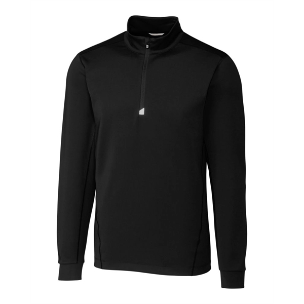 Custom Cutter & Buck Traverse Stretch Eco Quarter Zip Mens Pullover