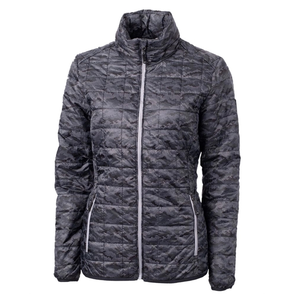 Cutter & Buck Rainier Recycled Insulated Printed Puffer W...
