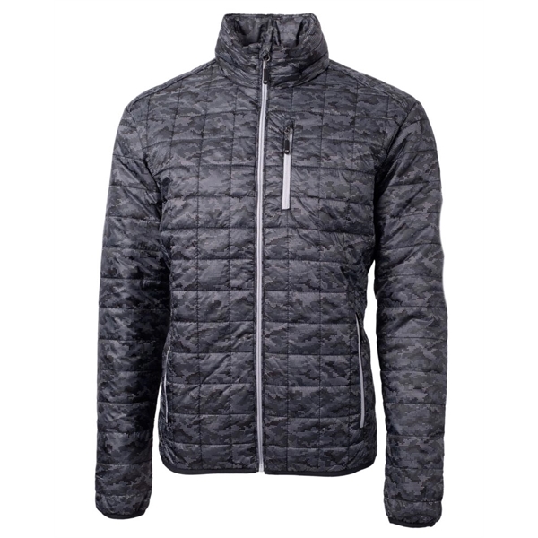 Cutter & Buck Rainier Recycled Insulated Printed Puffer M...