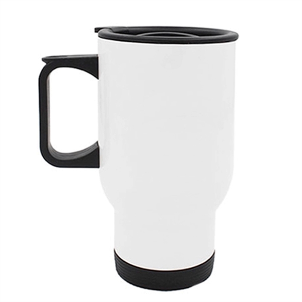 15oz Stainless steel Travel Coffee Mug - 15oz Stainless steel Travel Coffee Mug - Image 1 of 2