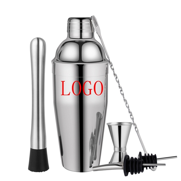 Cocktail Shaker 6 Pieces Set - Cocktail Shaker 6 Pieces Set - Image 0 of 4