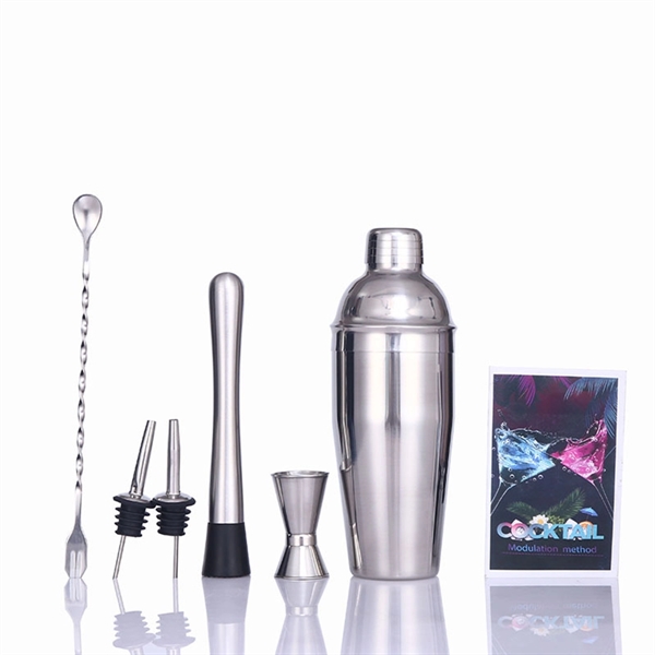 Cocktail Shaker 6 Pieces Set - Cocktail Shaker 6 Pieces Set - Image 3 of 4