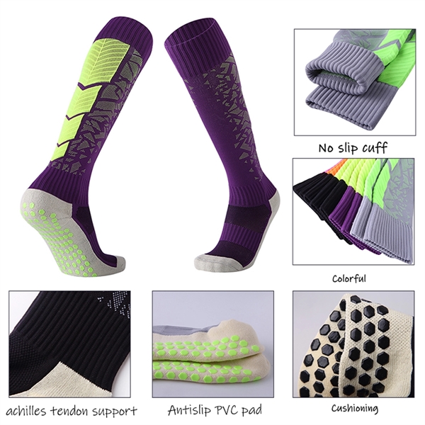 Compression Athletic Crew Grip Football Sock - Compression Athletic Crew Grip Football Sock - Image 1 of 2