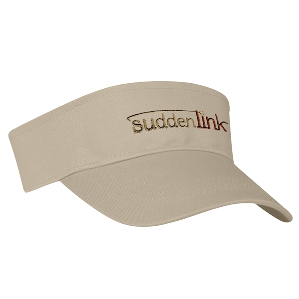 Cotton Twill Visor - Cotton Twill Visor - Image 10 of 20