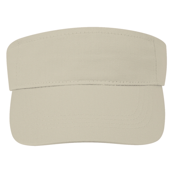 Cotton Twill Visor - Cotton Twill Visor - Image 9 of 20