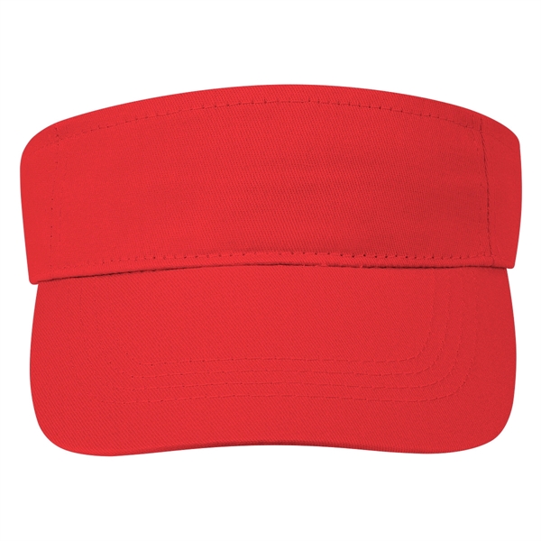 Cotton Twill Visor - Cotton Twill Visor - Image 15 of 20