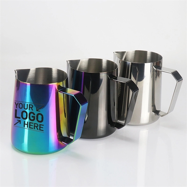 Rainbow Barista Pitcher 12 oz - Rainbow Barista Pitcher 12 oz - Image 0 of 8