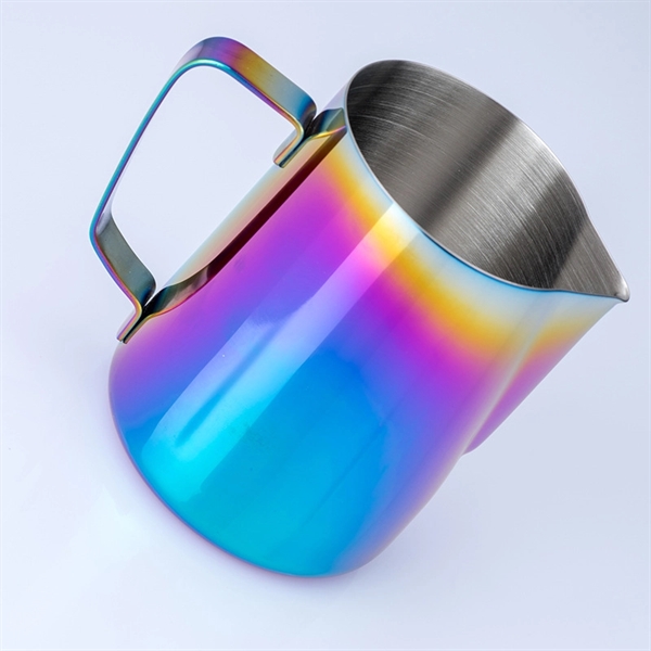 Rainbow Barista Pitcher 12 oz - Rainbow Barista Pitcher 12 oz - Image 3 of 8