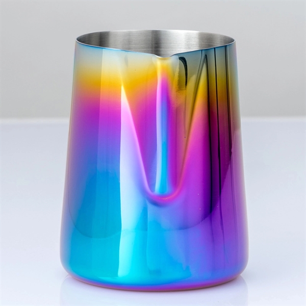 Rainbow Barista Pitcher 12 oz - Rainbow Barista Pitcher 12 oz - Image 4 of 8