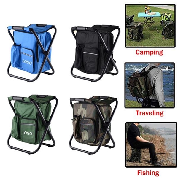 3 in 1  Insulated Cooler Backpack Fishing Chair - 3 in 1  Insulated Cooler Backpack Fishing Chair - Image 2 of 3