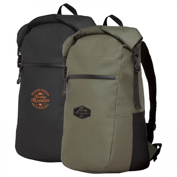 CALL OF THE WILD ROLL-TOP WATER RESISTANT 22L BACKPACK - CALL OF THE WILD ROLL-TOP WATER RESISTANT 22L BACKPACK - Image 4 of 15