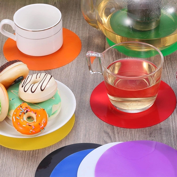 Round Jar Opener Kitchen Coasters Heat Insulation Pad - Round Jar Opener Kitchen Coasters Heat Insulation Pad - Image 1 of 1