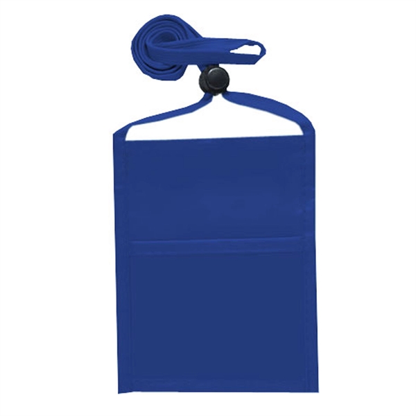 Standard Event Pouch w/ back zipper and 3/8" Lanyard - Standard Event Pouch w/ back zipper and 3/8" Lanyard - Image 3 of 6