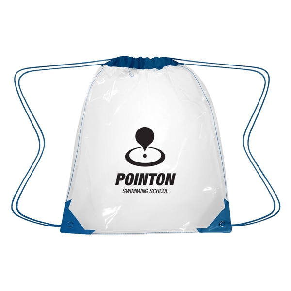 Clear Drawstring Backpack - Clear Drawstring Backpack - Image 5 of 11